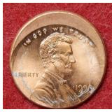 1999 Off Center Punch Lincoln Cent