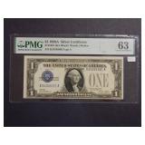 1928 A $1 Silver Certificate FR#1601 PMG 63