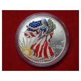 1999 Colorized Silver Eagle