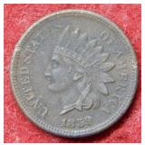 1859 Indian Head Cent - First Year - Copper Nickel