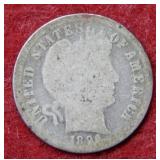 1898  Barber Silver Dime