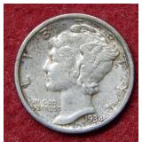 1934 D Mercury Silver Dime