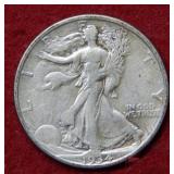 1934 D Walking Liberty Silver Half Dollar Coin