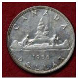 1956 Canada Silver Dollar