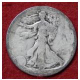 1921 S Walking Liberty Silver Half Dollar Coin