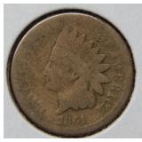 1861 Indian Head Cent
