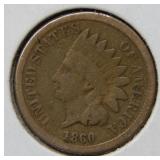 1860 Indian Head Cent