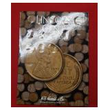 70 Lincoln Cents with free coin book