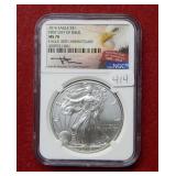 2016 Silver Eagle 1oz NGC MS70