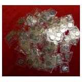 Lot of Canadian Nickels Dated to 1960s