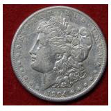 1904 S Morgan Silver Dollar Coin