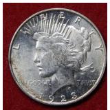 1923 D Peace Silver Dollar