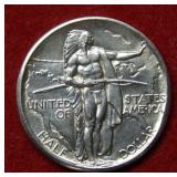 1937 D Oregon Trail Commemorative Silver Half