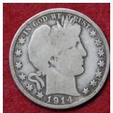1914 Barber Silver Half