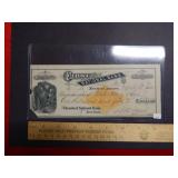 1882 First National Bank Check