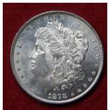 1878 Morgan Silver Dollar - 8 Tail Feathers