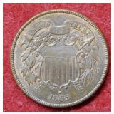 1865 Two Cent Piece