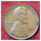 1931 D Lincoln Wheat Cent
