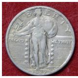 1927 D Standing Liberty Silver Quarter