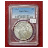 1902 O Morgan Silver Dollar PCGS MS65