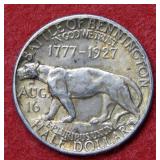 1927 Vermont Silver Commemorative Half