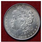 1878 Morgan Silver Dollar 7/8 Tail Feathers