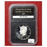 2009 S Silver Proof Kennedy Half ***