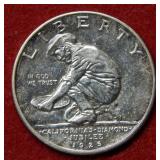 1925 S California Silver Commemorative Half Dollar