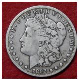 1892 S Morgan Silver Dollar Coin