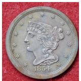 1854 Half Cent