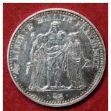 1967 France 10 Frank Silver Coin