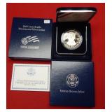 2009 Louis Braille Silver Proof Dollar