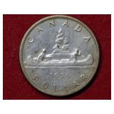 1959 Canada Silver Dollar Coin