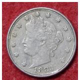 1883 Liberty Head Nickel with Cents
