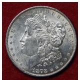 1878 REV of 1879 Morgan Silver Dollar Coin