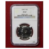 1968 S Kennedy Half Dollar NGC PF67