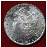 1880 S Morgan Silver Dollar Coin