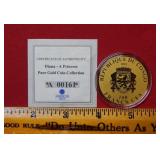 2022 Princess Diana 1/200oz Gold Coin - Congo***