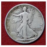 1917 Walking Liberty Silver Half