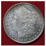 1887 Morgan Silver Dollar