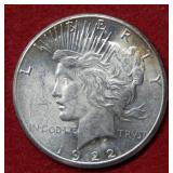 1922 S Peace Silver Dollar Coin