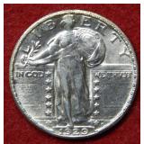 1929 Standing Liberty Silver Quarter