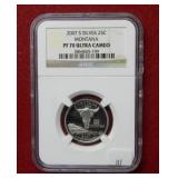 2007 S Montana Silver Quarter NGC PF70 Ultra Cameo