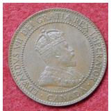 1909 Canada Large Cent Coin