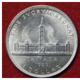 1939 Canada Silver Dollar