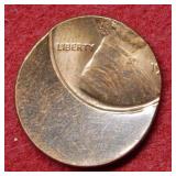 Off Center Lincoln Cent