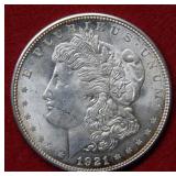 1921 D Morgan Silver Dollar