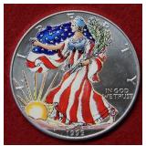 1999 Colorized Silver Eagle Dollar