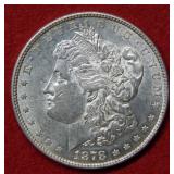 1878 Morgan Silver Dollar - 8 Tail Feathers