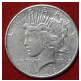 1928 S Peace Silver Dollar